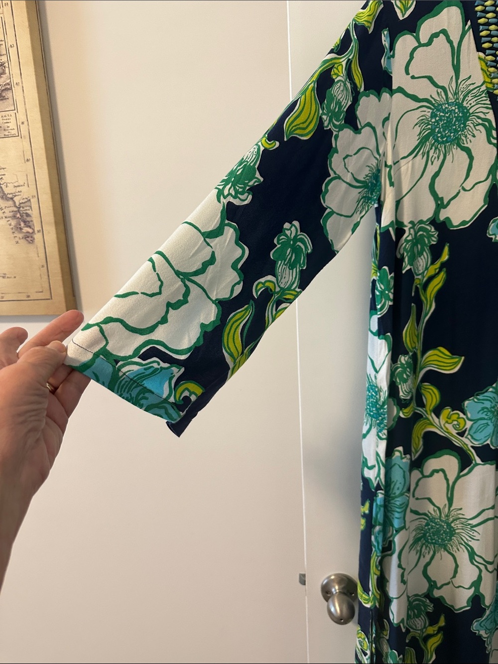 Lilly Pulitzer Navy Maxi Dress NWT - Picture 5 of 6